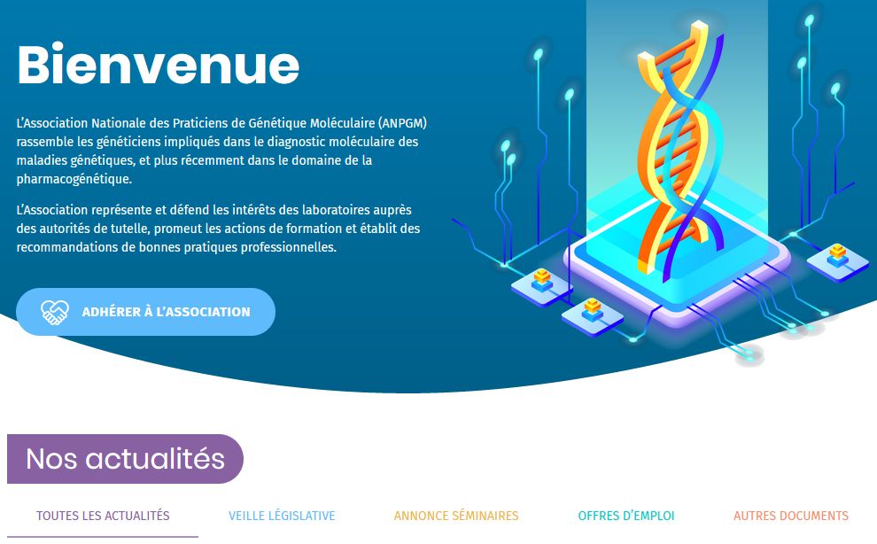 Site Web ANPGM newweb