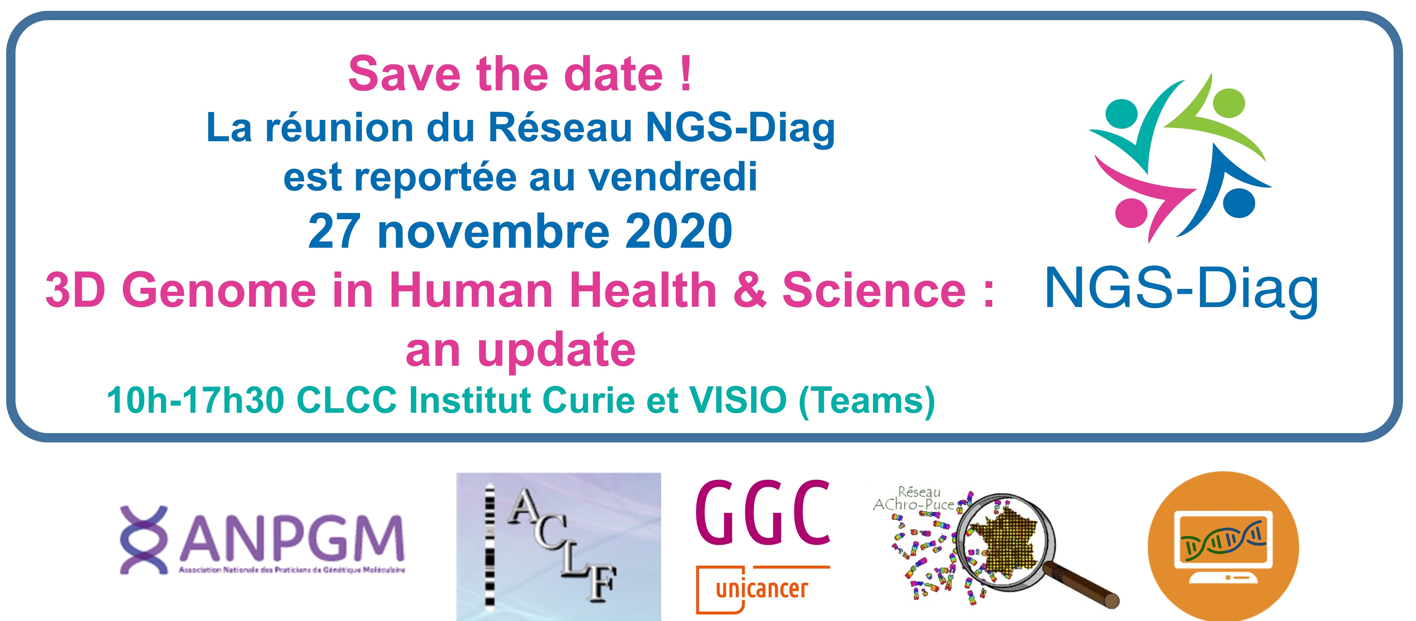 SaveTheDate 3emeJournéeNGSDiag 2020