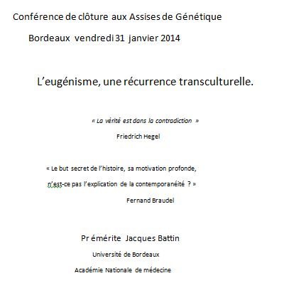 Conférence de clôture des 7emes assises 2014